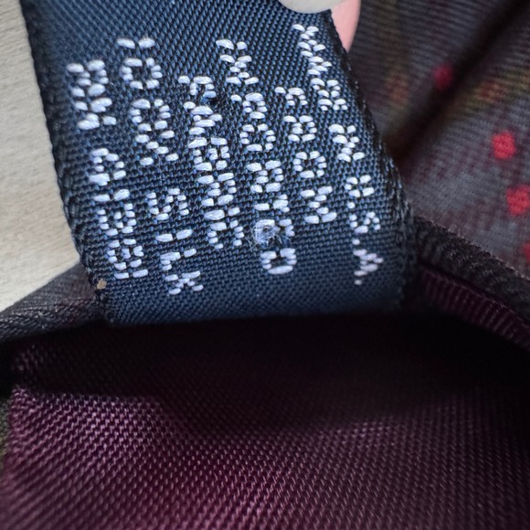 Polo Ralph Lauren Silk Tie Mens Burgundy Navy Plaid Equestrian Jockey Horse USA - Picture 3 of 9